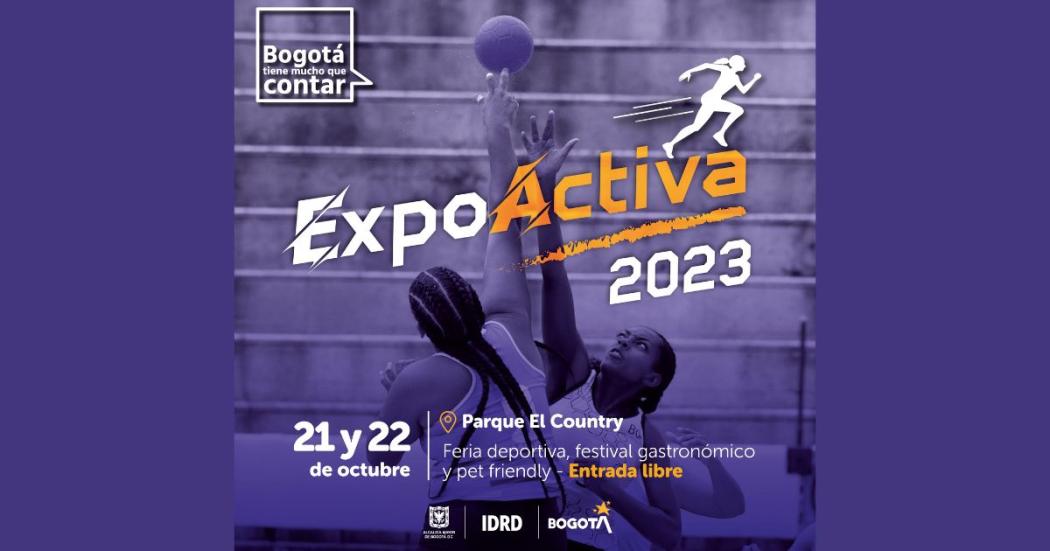 Segunda versión de Expoactiva en parque El Country en Bogotá del IDRD 