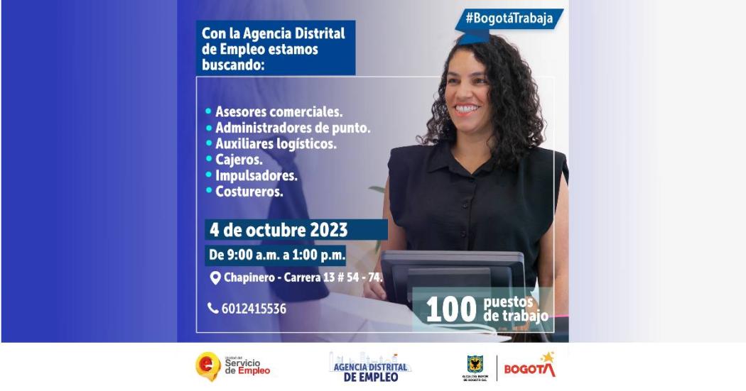 Oferta de empleo en la localidad Chapinero