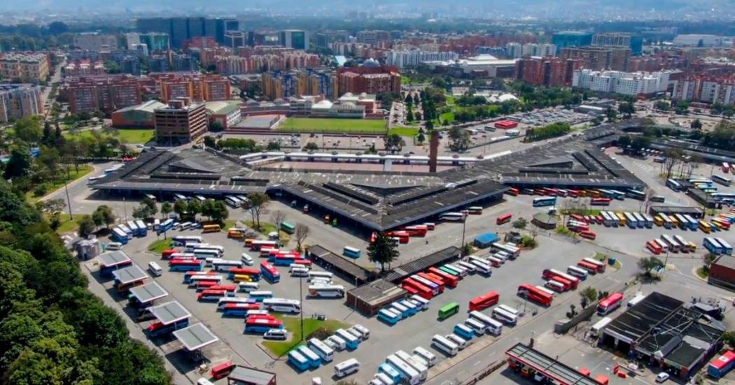 Operación de las terminales terrestres de Bogotá en semana de receso