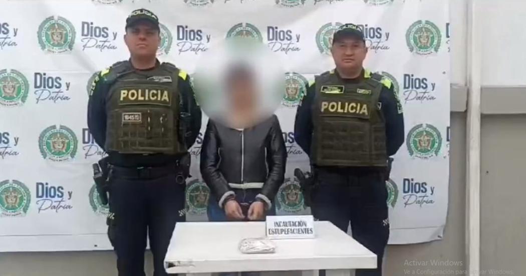 ¡En flagrancia! Una mujer por tráfico de estupefacientes en Los Mártires