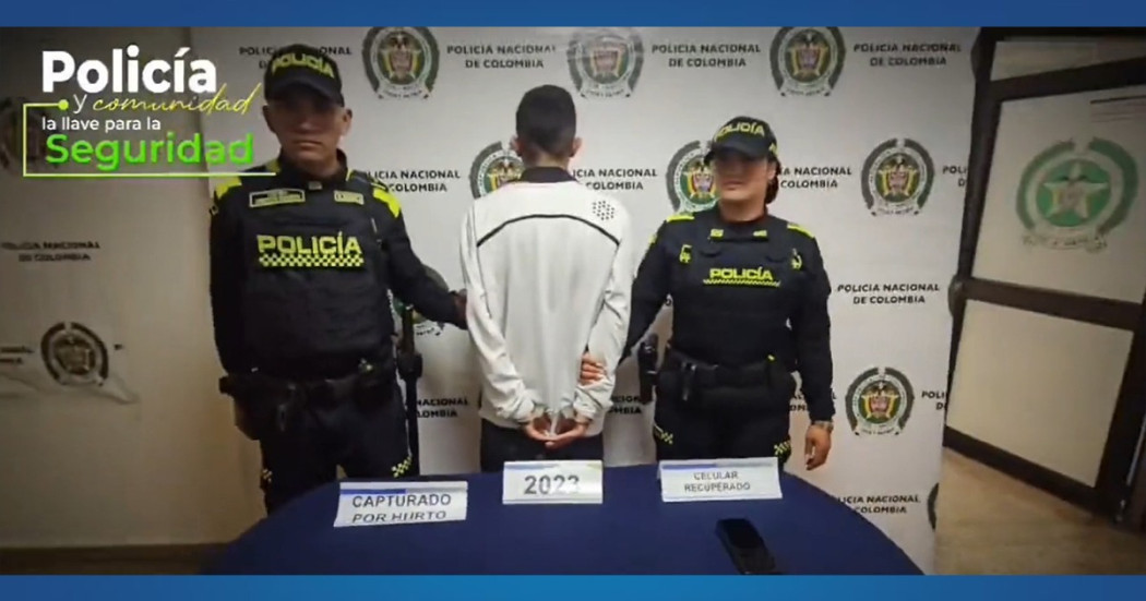  Policía capturó a un hombre por hurtarle un celular a un ciudadano en Fontibón