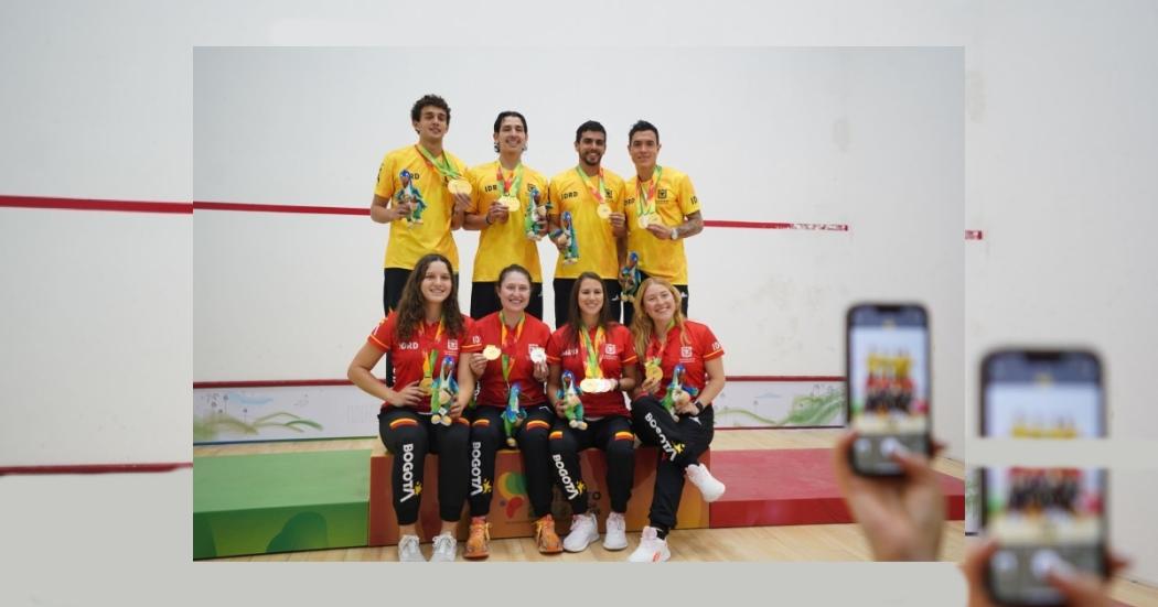 Bogotá, el mejor equipo de Squash del país en los Juegos Nacionales