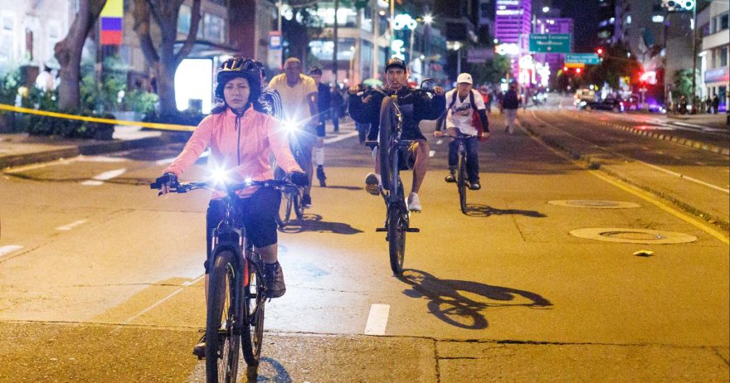 A qué horas termina la Ciclovía Nocturna de esta Navidad 