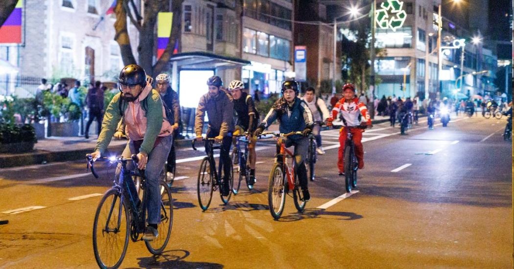 Conoce los horarios y trayectos de la Ciclovía Nocturna de esta Navidad