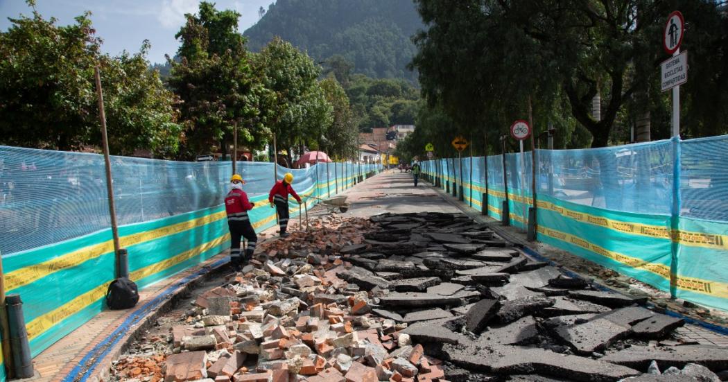 Obras que mejorarán vías y espacio público en centro histórico Bogotá