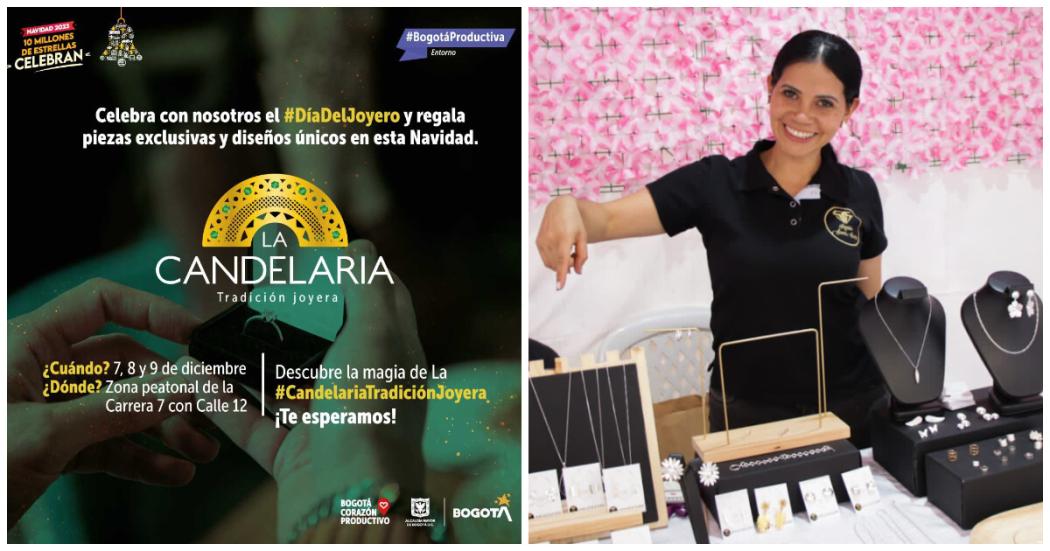 Feria comercial de joyería en La Candelaria en Bogotá por la séptima 