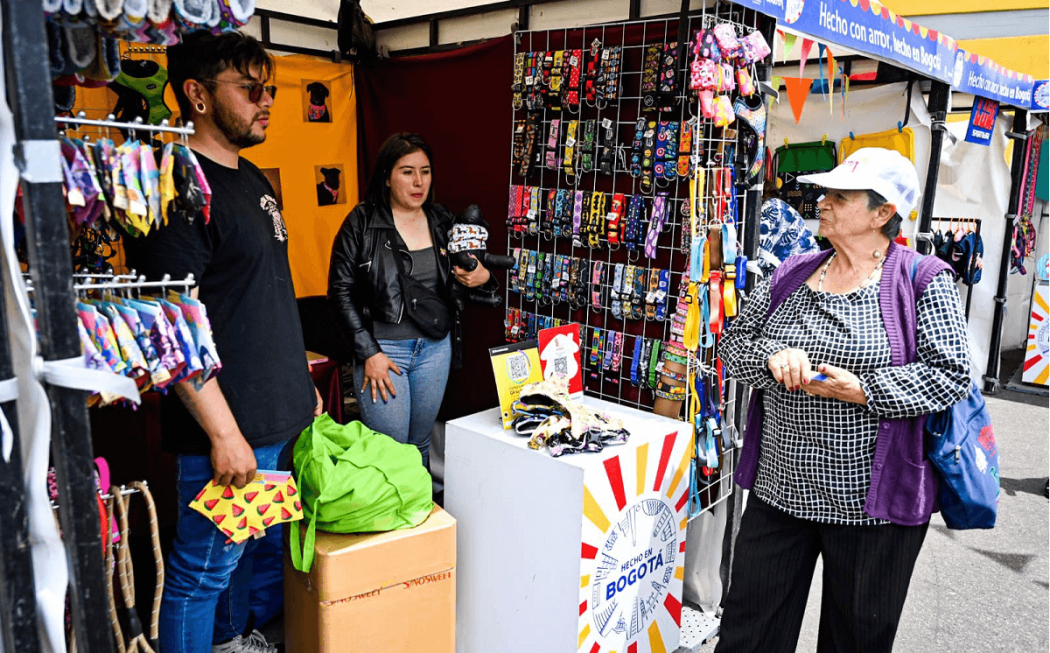 Programación de ferias navideñas Hecho en Bogotá en diciembre de 2023