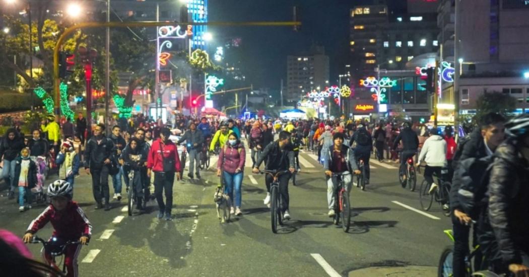 Cierres y desvíos por la Ciclovía Nocturna del 14 de diciembre 2023 