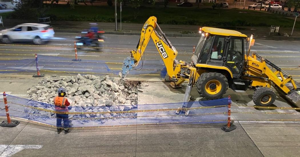 Cierre de un carril en av. NQS entre calles 9 y 12b sentido sur-norte