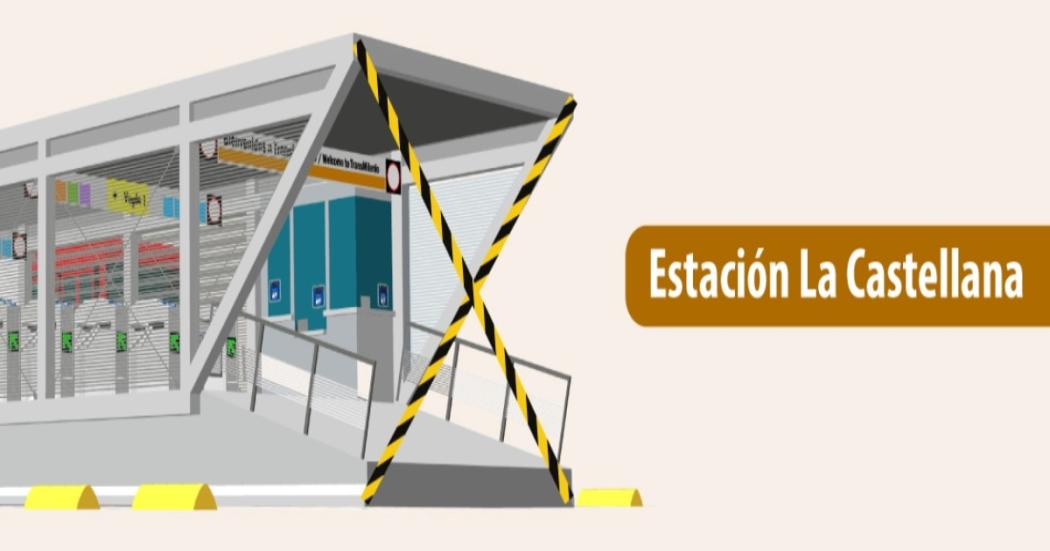 Desde el 26 de diciembre estación La Castellana tendrá modificaciones 