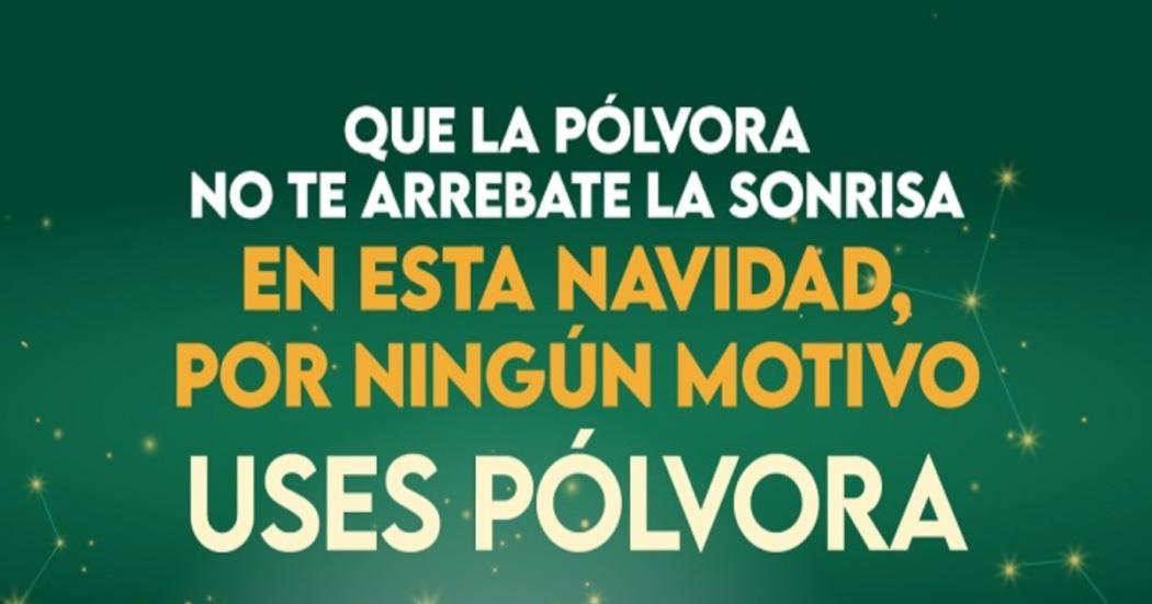 Celebra Navidad con responsabilidad y cuidado: No uses pólvora