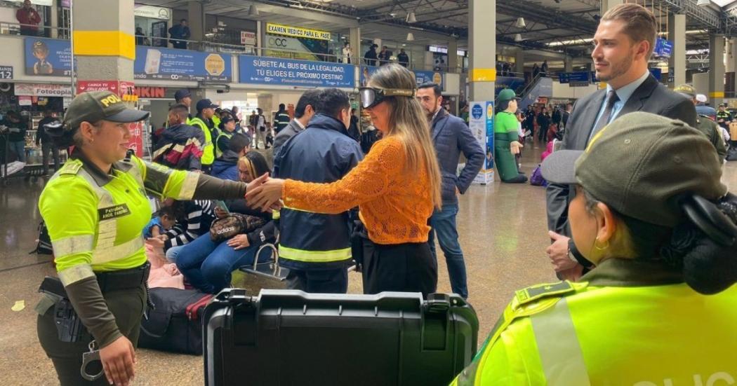 Feria de Seguridad Turística en la Terminal de Salitre de Bogotá