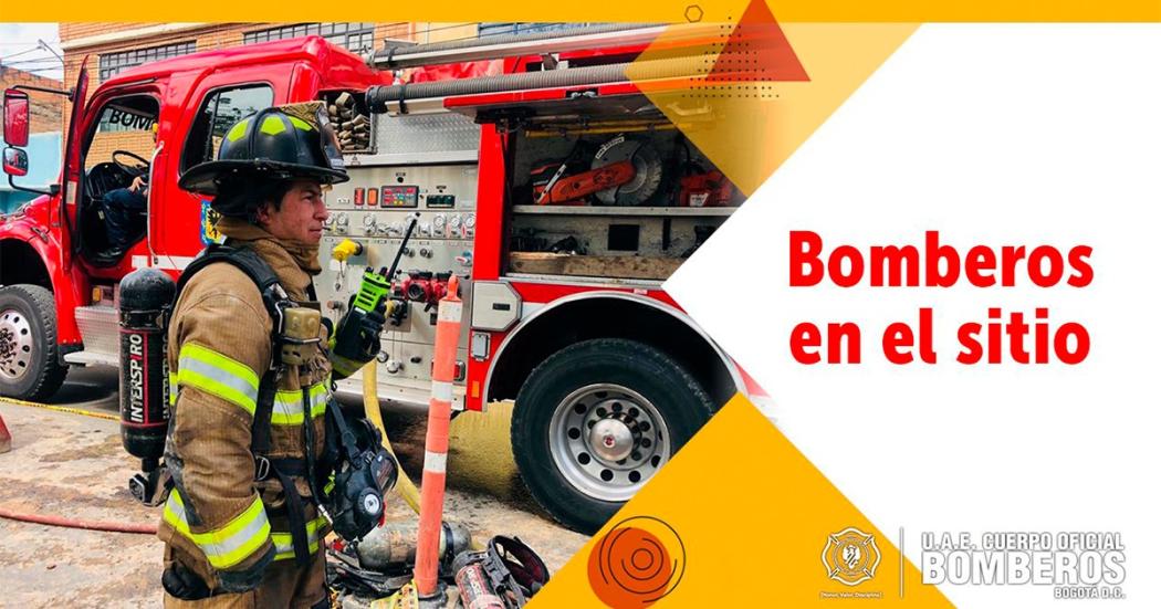 Bomberos controlan fuga de gas por arreglos en la Av Cra 72 con Cll 153