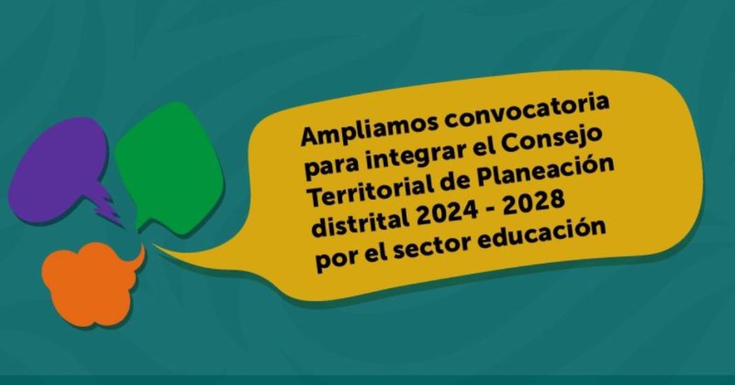 Inscripciones para Consejo Territorial de Planeación Distrital 