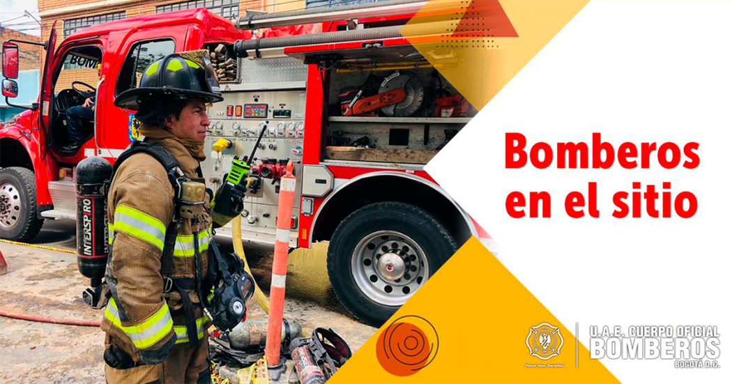 Bomberos controlan incendio en av. cra. 6 con calle 32A por explosión de caldera