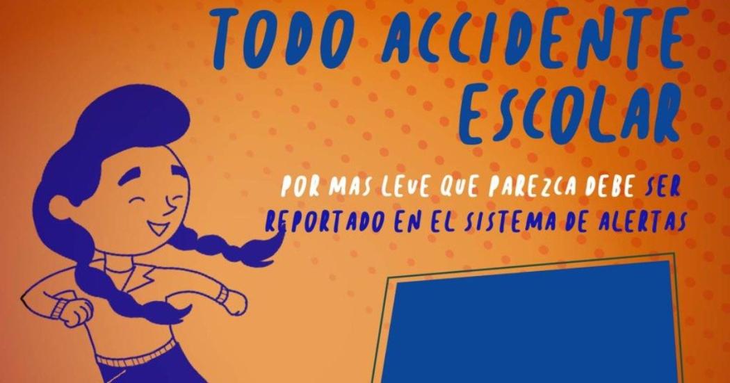 Ruta que se debe seguir en caso de que ocurra un accidente escolar