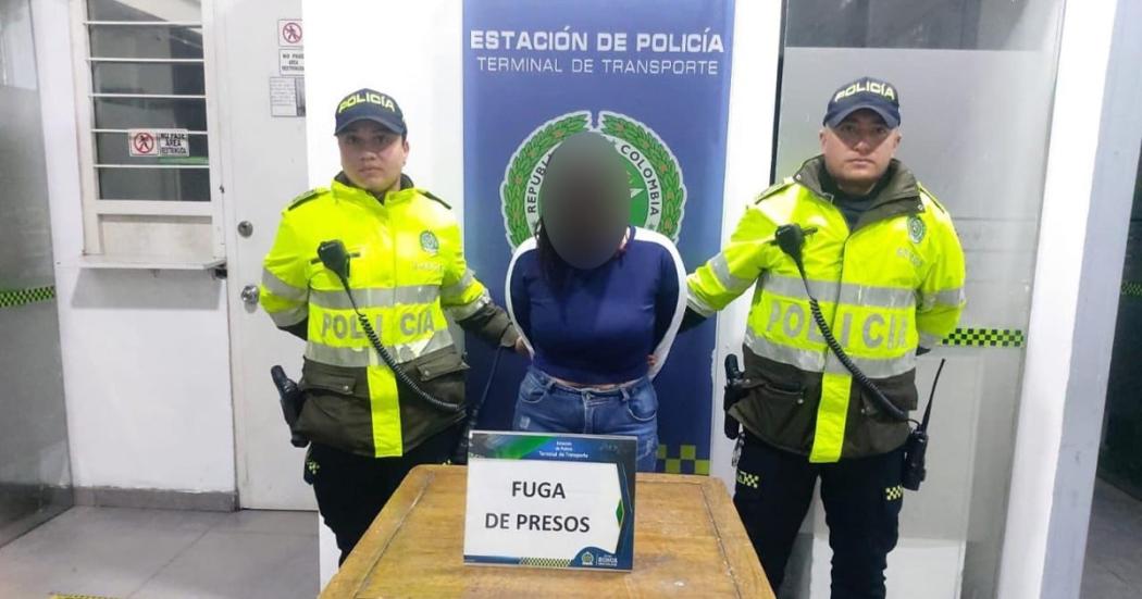 Policía frustra intento de fuga de mujer con prisión domiciliaria en Bogotá