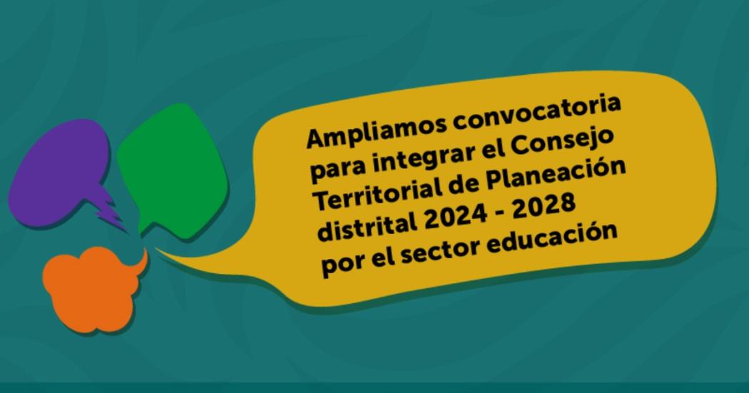 Inscripciones convocatoria Consejo Territorial de Planeación Distrital