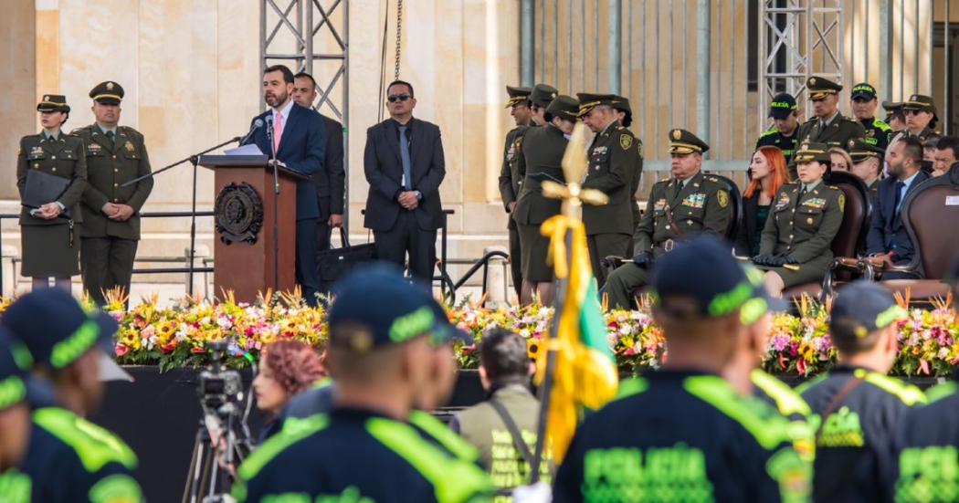 Momento de la intervención del alcalde Carlos Fernando Galán 