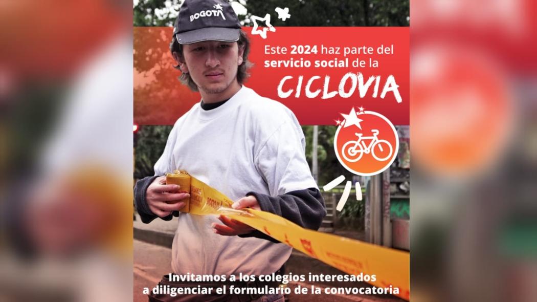 Inscripciones estudiantes para el servicio social en la ciclovía 2024 