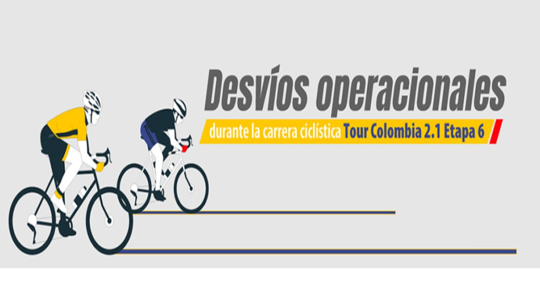 Servicios de TransMilenio que tendrán desvíos durante el Tour Colombia