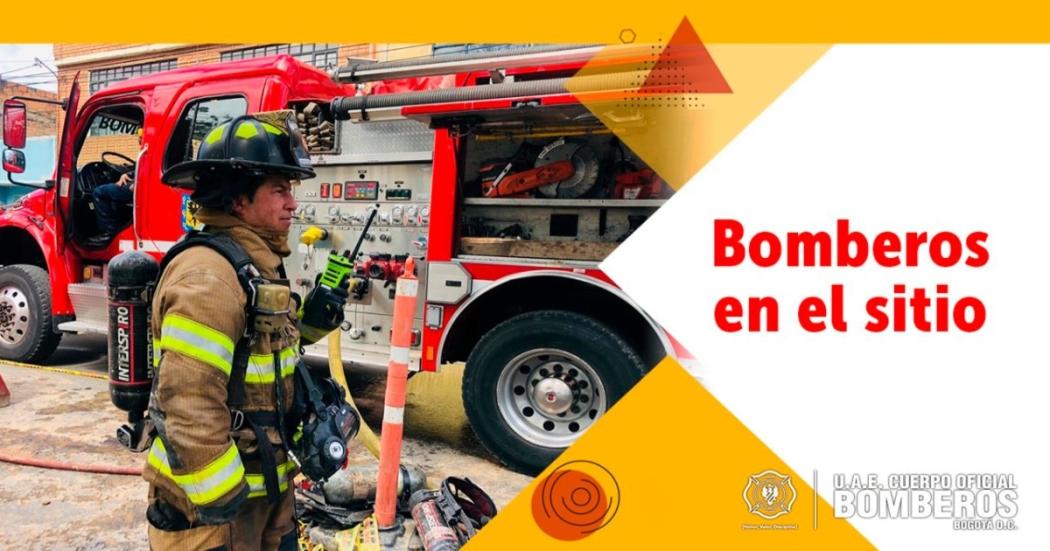 Bomberos controlaron un incendio en la carrera 73f con calle 69f sur