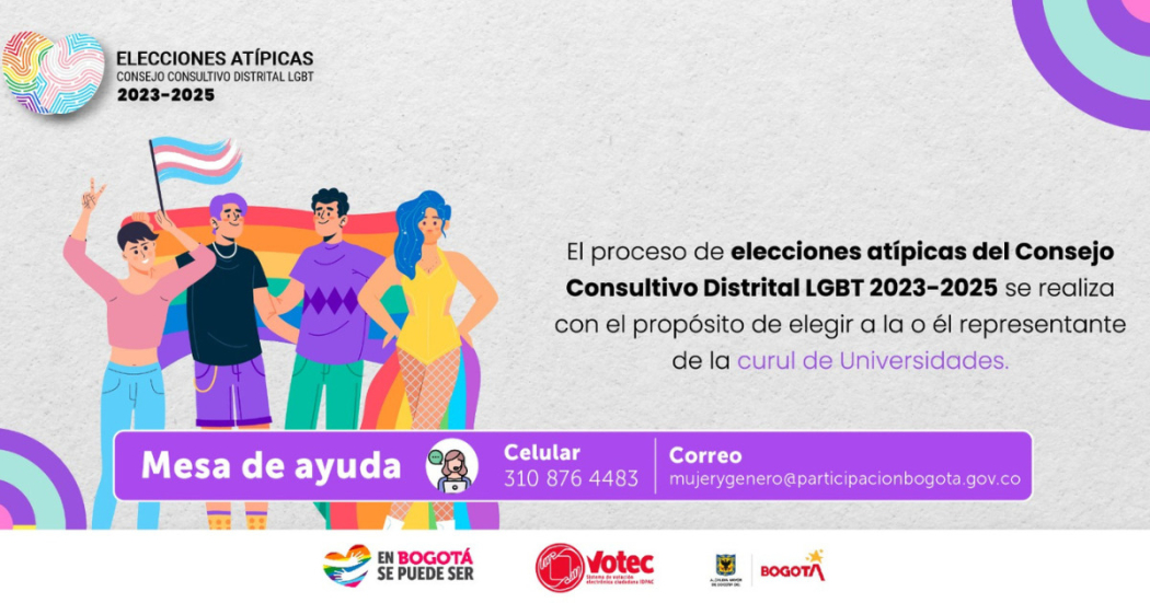 Postúlate a curul Universidades en elección atípica LGBT del IDPAC