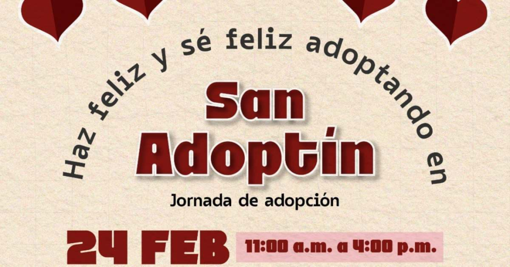 ¿Buscas un peludito para tu hogar? Este sábado 24 de febrero jornada de adopción