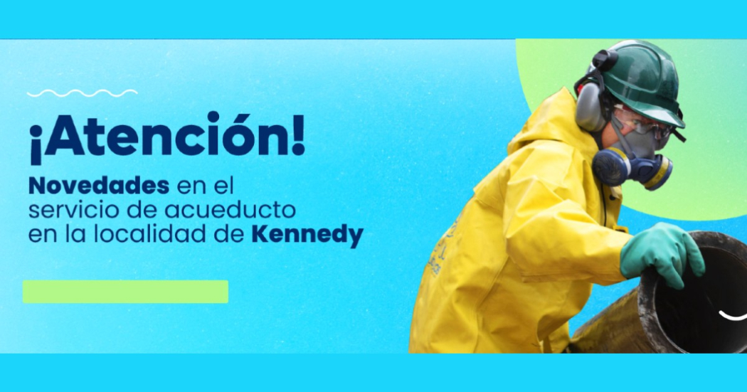 Cortes de agua en Kennedy por trabajos del IDU el martes 26 de marzo 