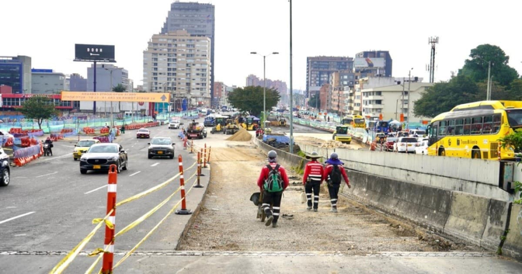 Director del IDU verificó avances de grupo 9 de la obra de avenida 68 