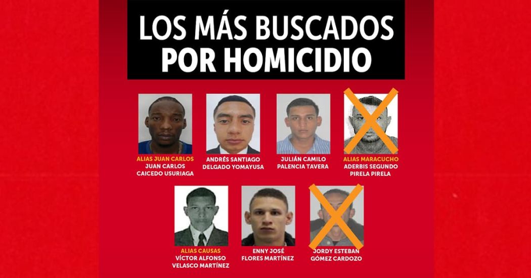 ¡$50 millones de recompensa por cada uno! Cartel de más buscados por homicidio