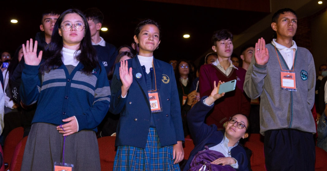 1.100 nuevos cabildantes estudiantiles se posesionaron oficialmente