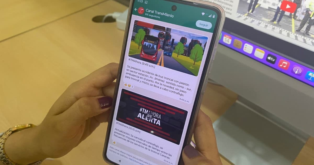 Movilidad: ¿Cómo seguir el Canal TransMilenio en WhatsApp? 