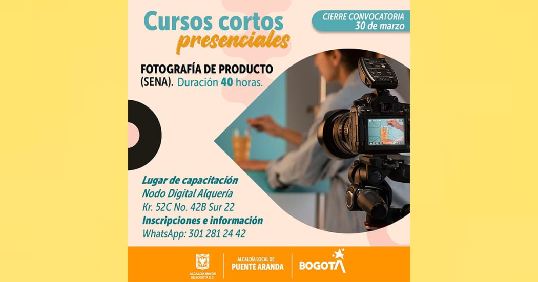 Inscríbete a los cursos de fotografía y pintura de Puente Aranda 