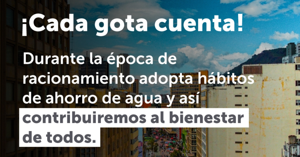 Consumo de agua del quinto turno de racionamiento en Bogotá 