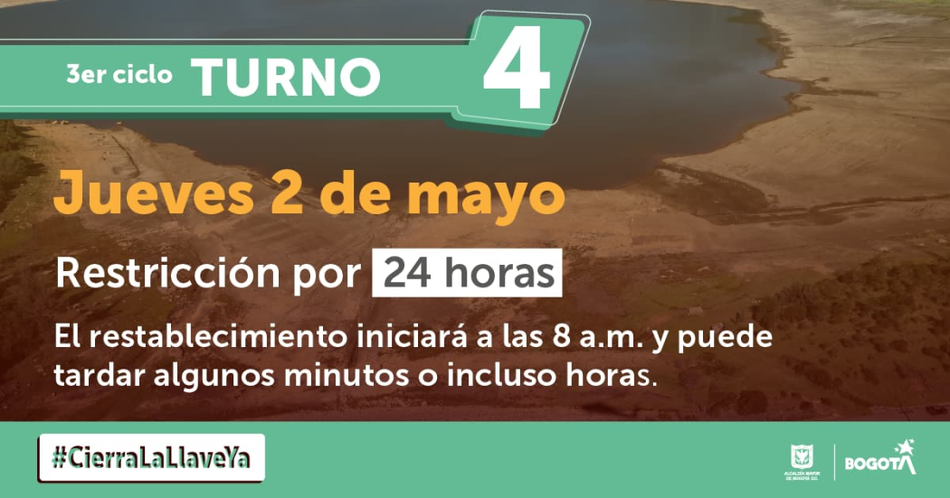 Localidades que tendrán racionamiento de agua este 2 de mayo 2024 