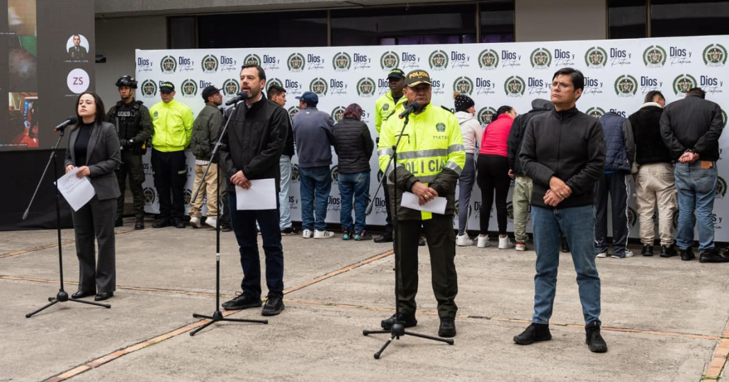 Capturados 13 integrantes de Los de la Tercera tras operativo en Usme