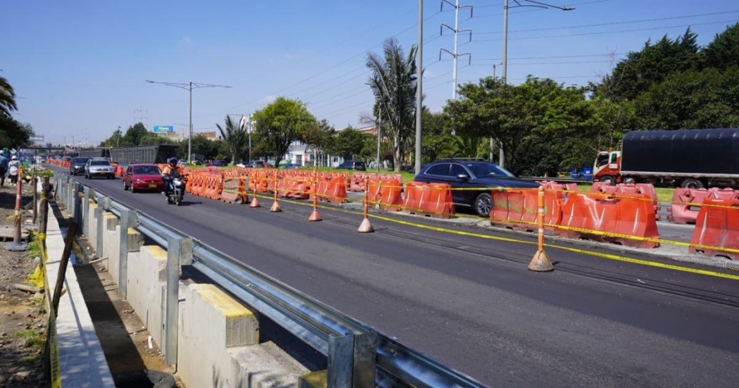 Habilitación del carril central de la Autopista Norte con calle 146