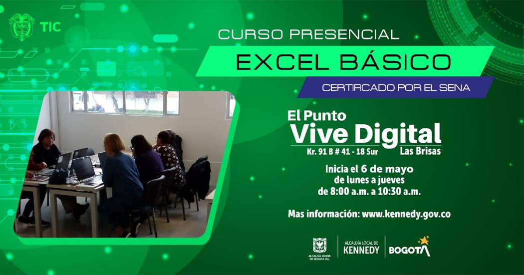 ¡Inscríbete! Al curso gratuito de Excel básico con el Sena en Kennedy