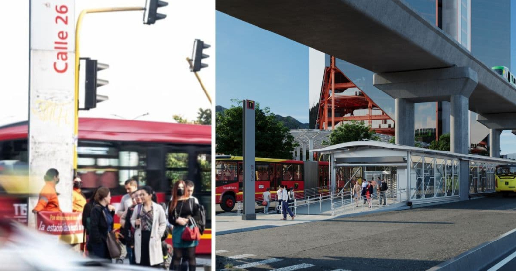 Cierre estación TransMilenio calle 26 y alternativas de viaje Bogotá