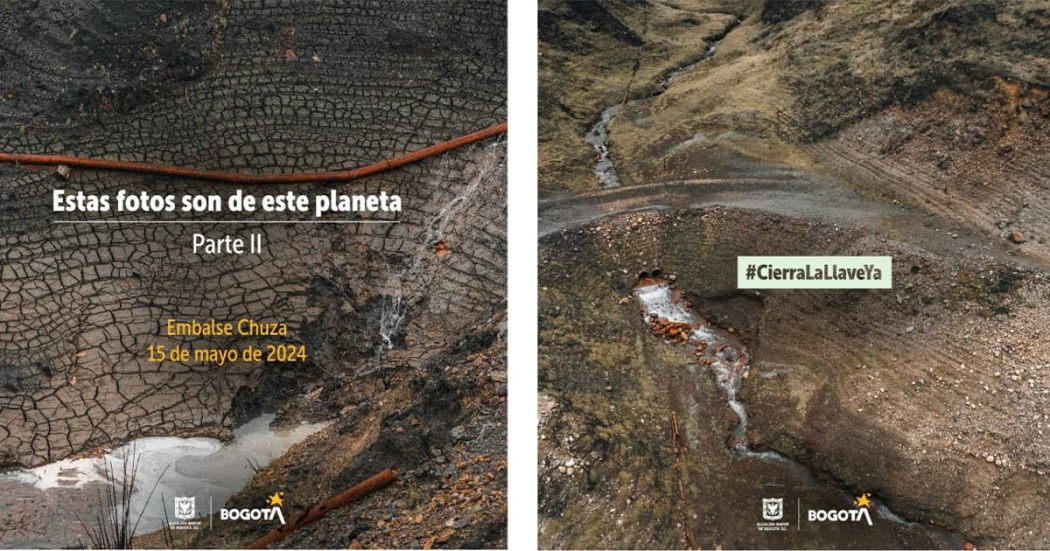 Este es el embalse de Chuza que abastece de agua a Bogotá #CierraLaLlaveYa