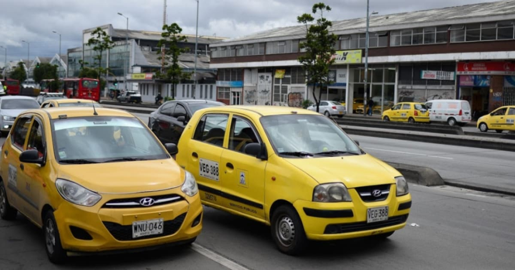 Movilidad y puntos de concentración paro de taxistas en Bogotá 14 mayo