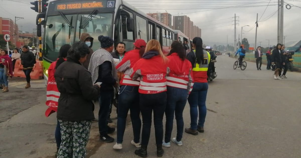 Protestas en localidad de Usme este jueves 20 de junio de 2024 