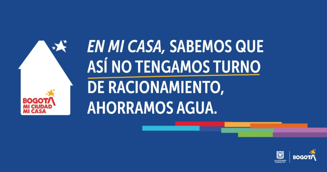 Aumenta consumo de agua en Bogotá en los días sin racionamiento 