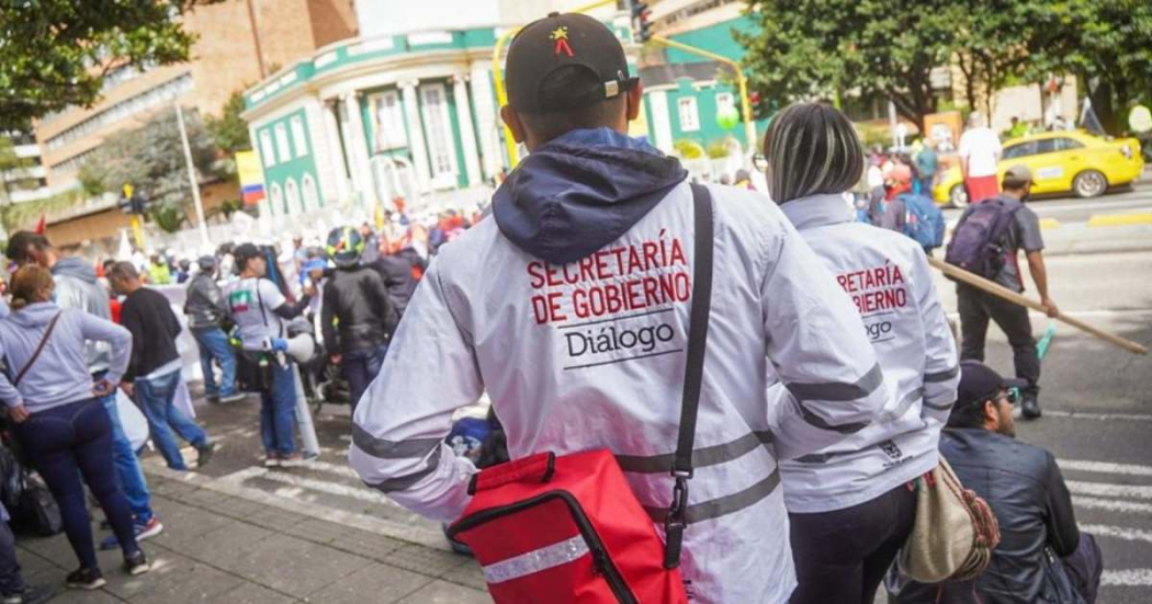 Manifestaciones en Bogotá: Tres puntos hoy miércoles 23 de julio