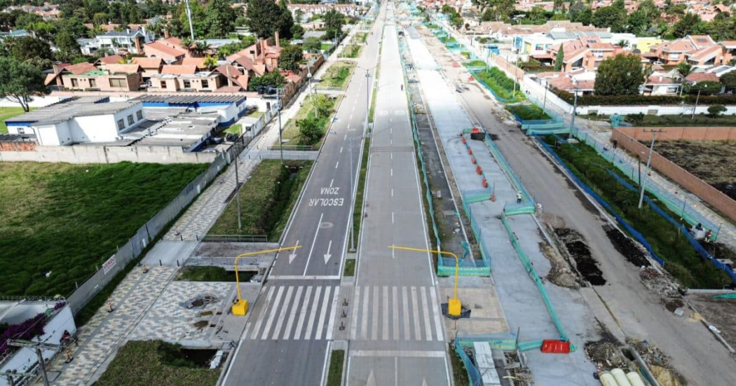 Avances de extensión de av. Boyacá entre calles 170 y 183 Bogotá 