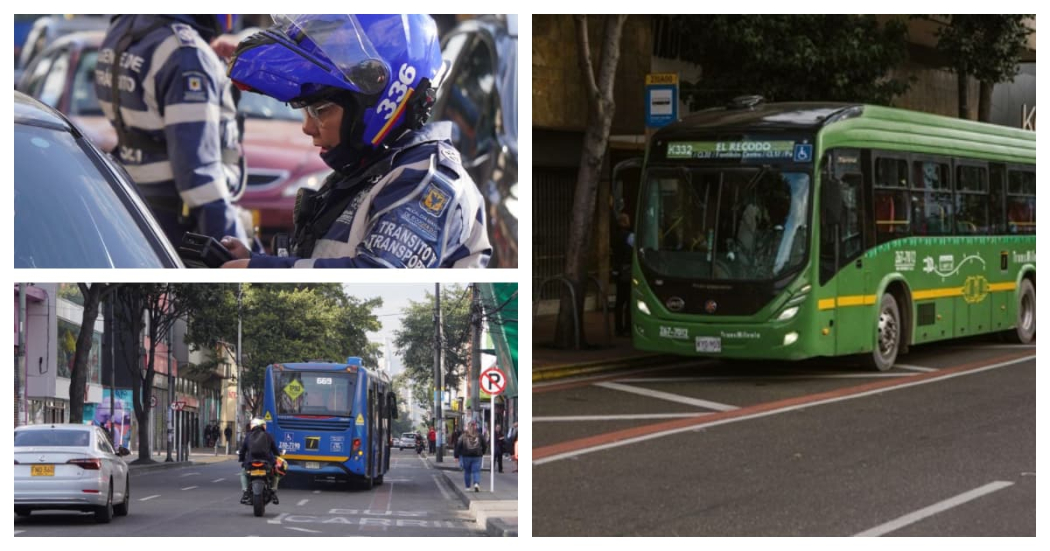 Movilidad en Bogotá: multas por invadir carril preferencial carrera 13