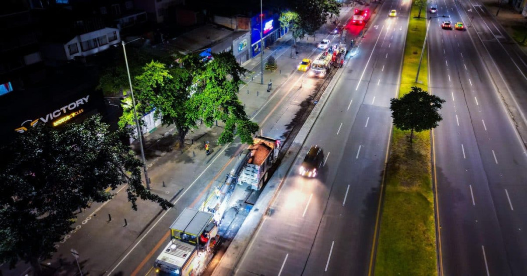 Renovación de la malla vial en Bogotá en avenida Boyacá con calle 75