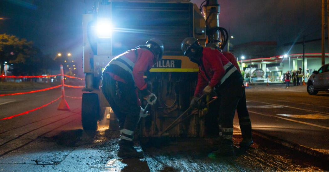 Movilidad Bogotá cierre carril puente av calle 134 con autopista Norte