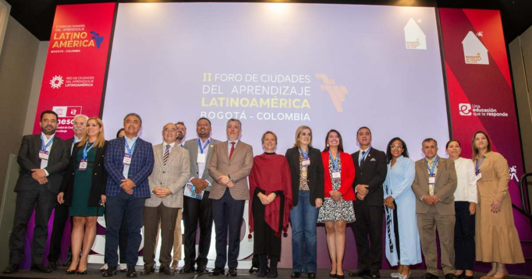 Foro de Ciudades del Aprendizaje de Latinoamérica cierre en Bogotá 